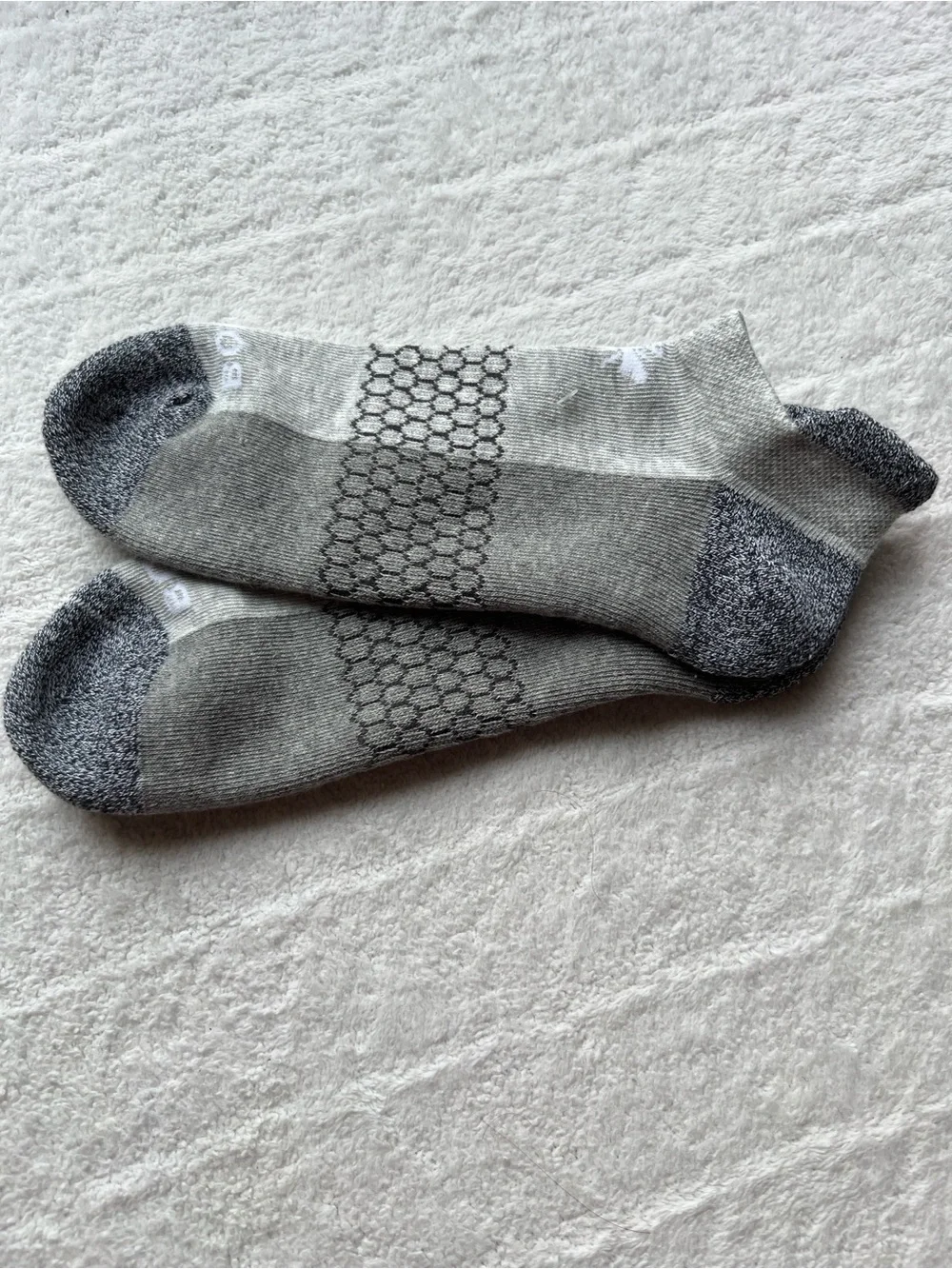 BOMBAS Men’s Original Ankle Socks- Triple Grey